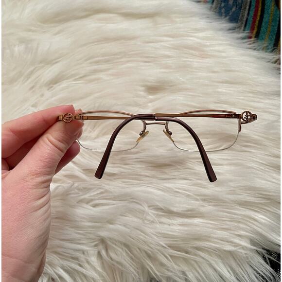 Giorgio Armani prescription eyeglasses FRAMES GA 342 gold metal